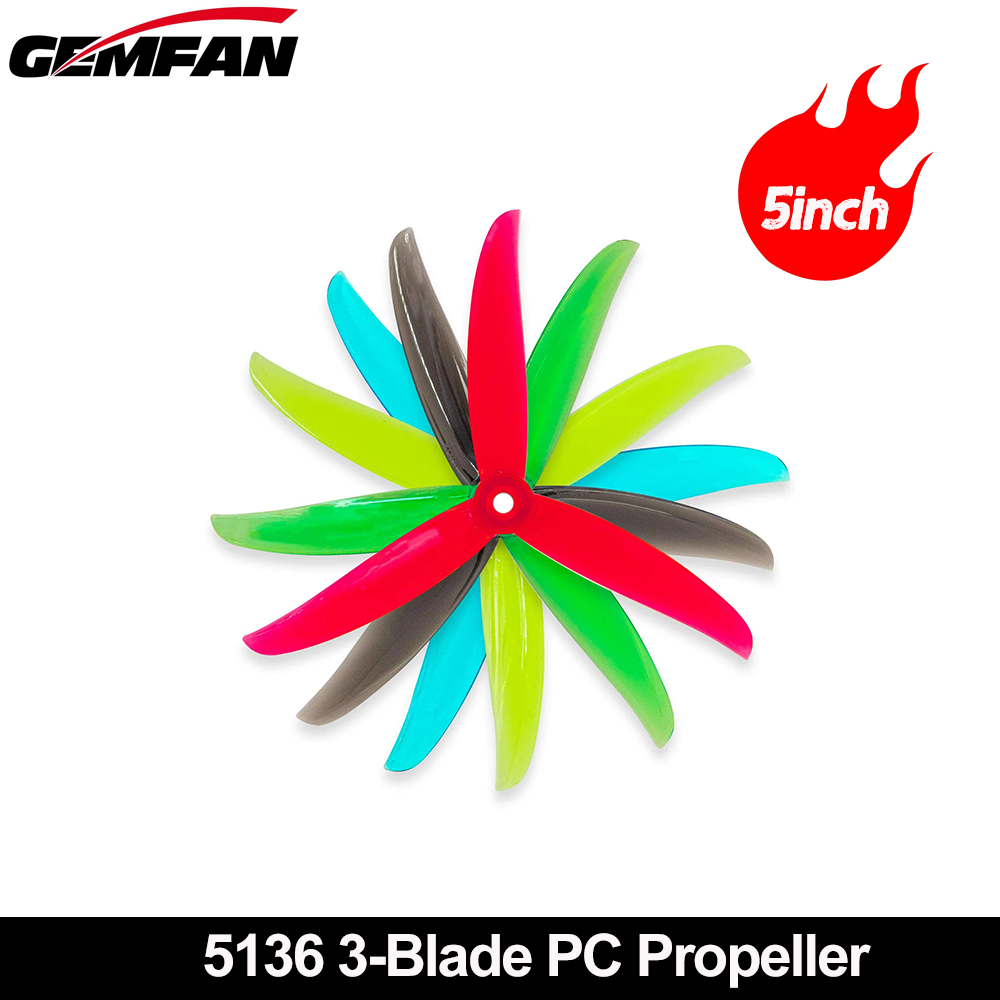 Drone Propeller - Gemfan VANOVER 5136 3 شفرات PC