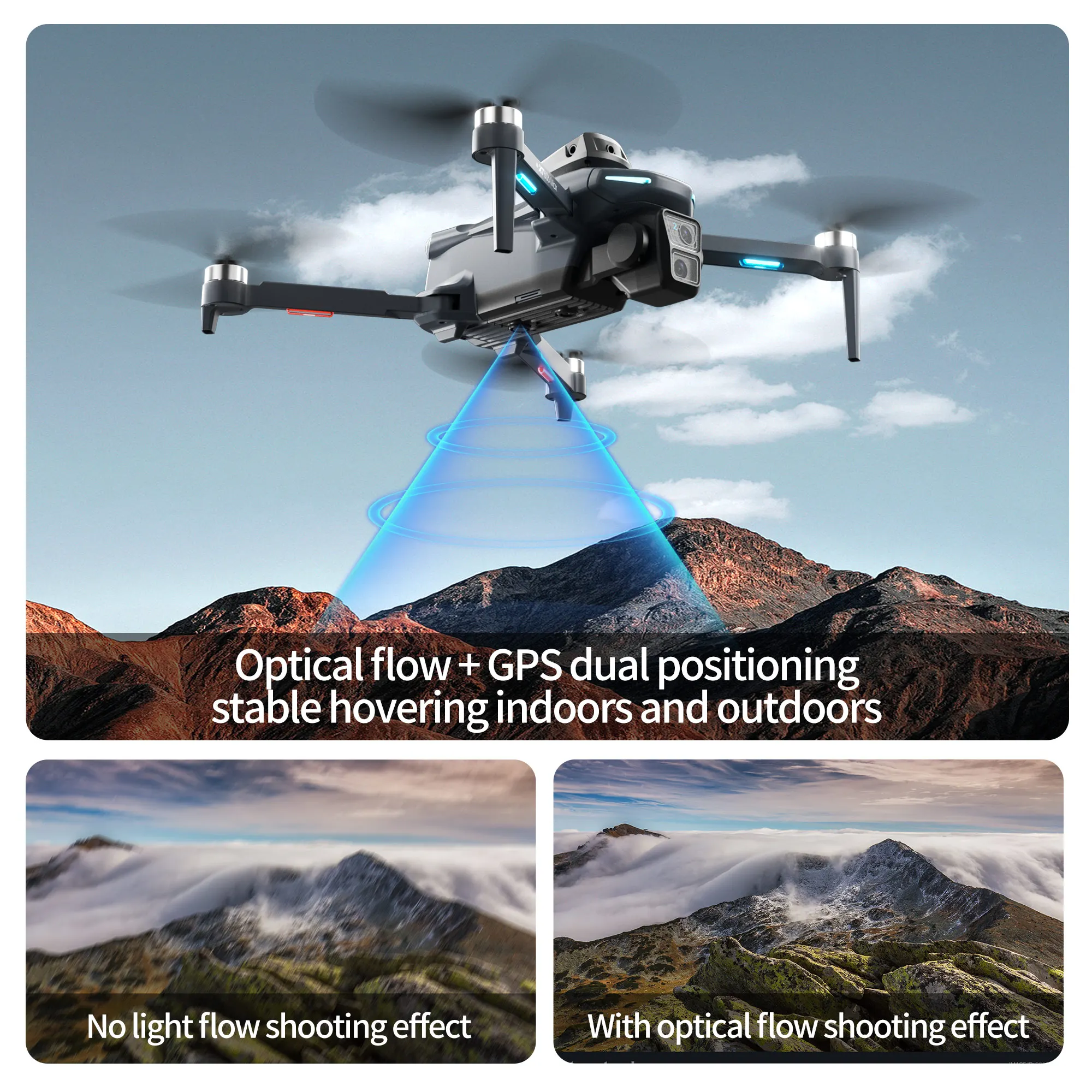 طائرة بدون طيار XT606 الأصلية  - مراجعة Drone Gps Mount وسعره