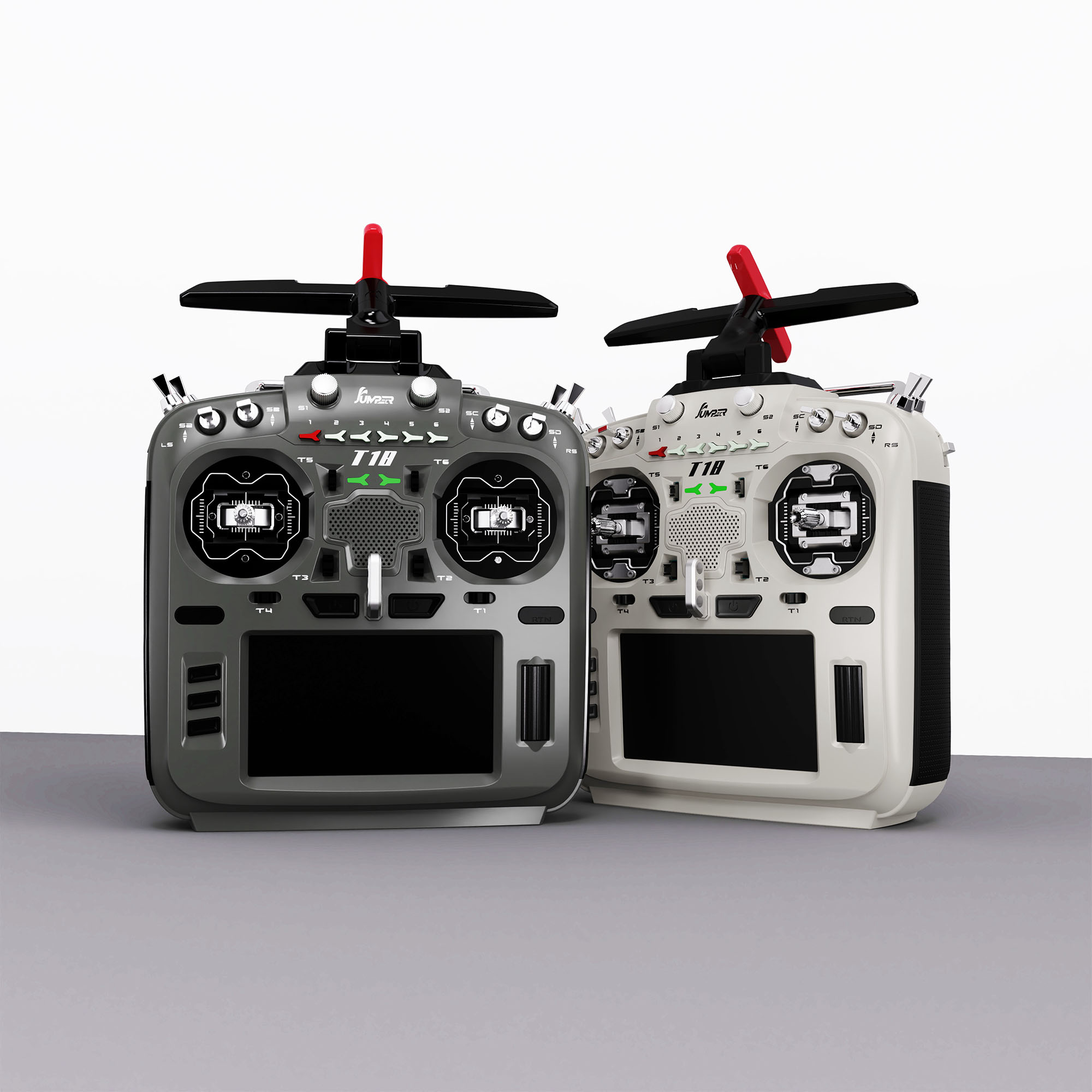 جهاز إرسال لاسلكي Jumper T18 P - مراجعة Drone Gimbal وسعره