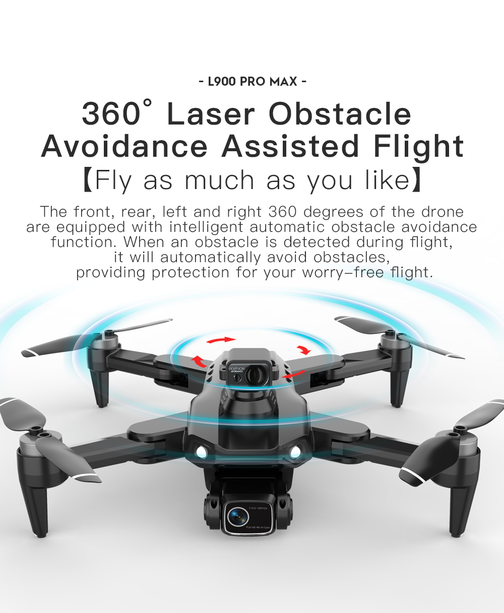 LYZRC L900 PRO MAX تجنب العوائ - مراجعة Drone Gps Mount وسعره