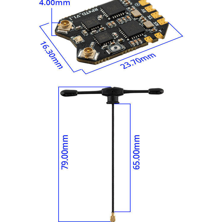 جهاز استقبال RadioMaster RP4TD - مراجعة Drone Compass وسعره