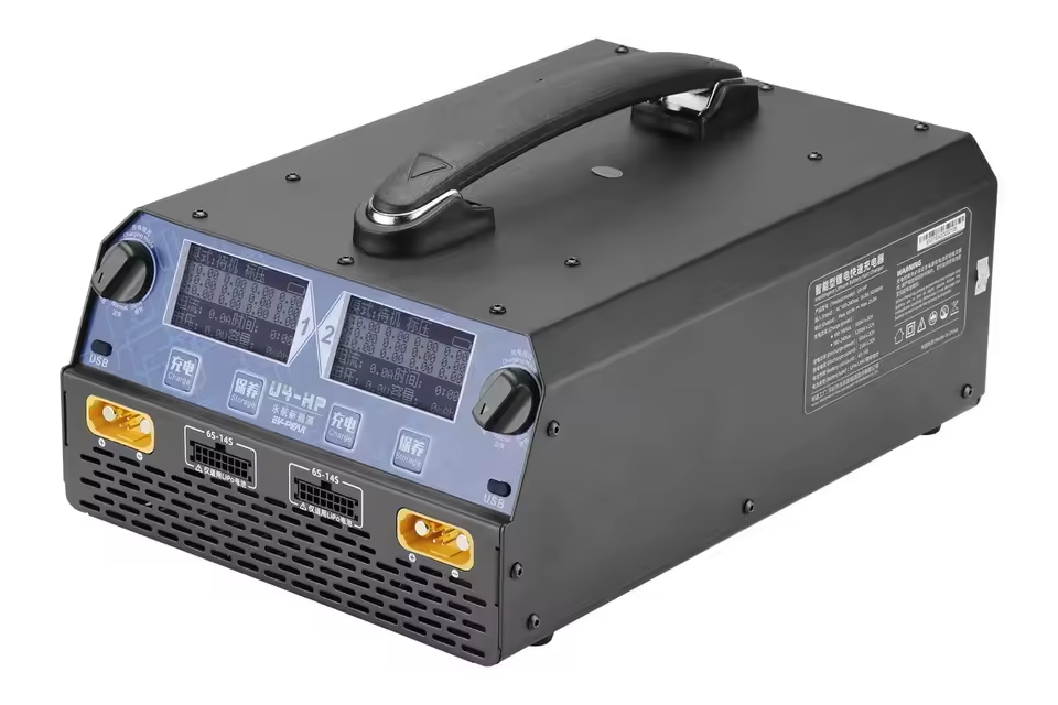 شاحن/مفرغ ذكي ثنائي القناة EV- - مراجعة Drone Battery وسعره